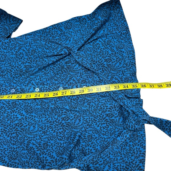 Boden Teal Printed Long-Sleeve Midi Dress - Picture 14 of 15